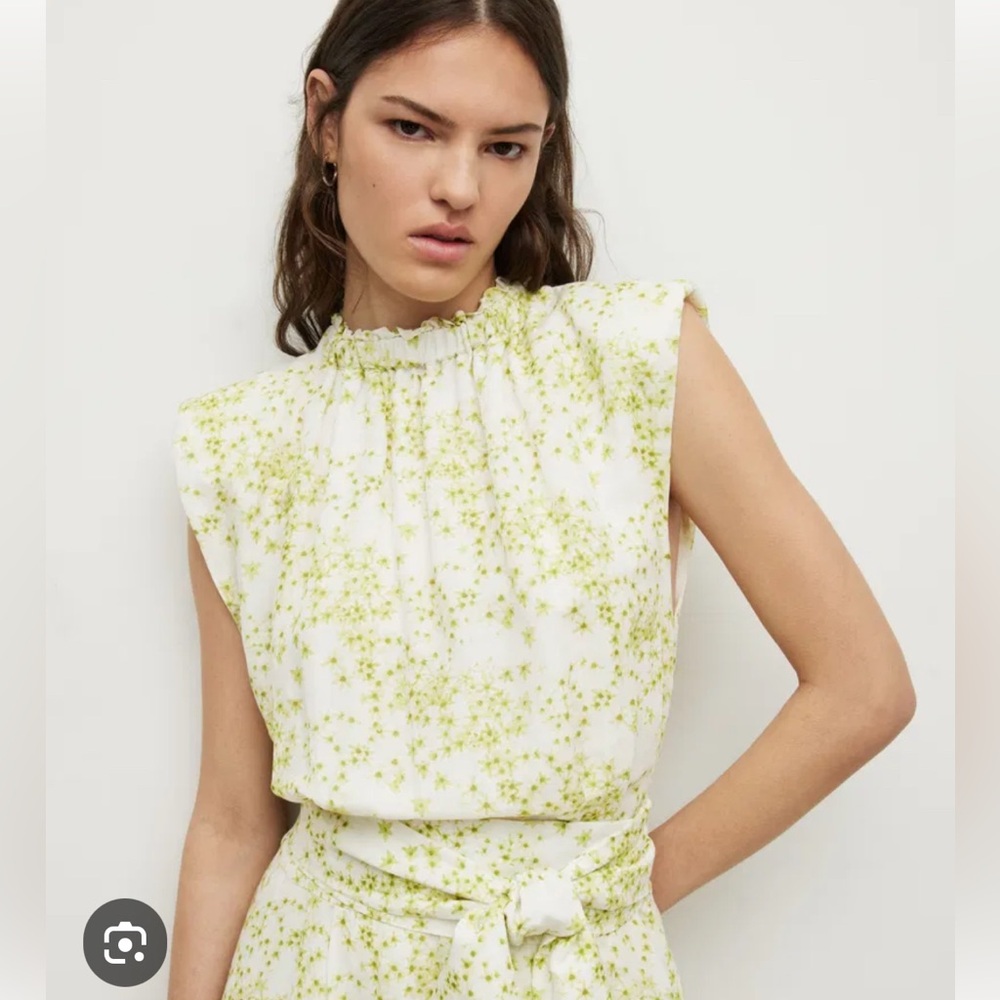All Saints Rhys Amanzi Linen Blend Dress